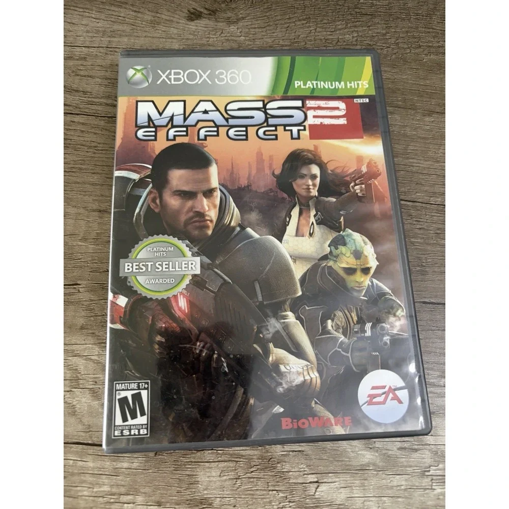 Mass Effect 2 Xbox 360 Video Game CIB Complete Xbox Platinum Hits